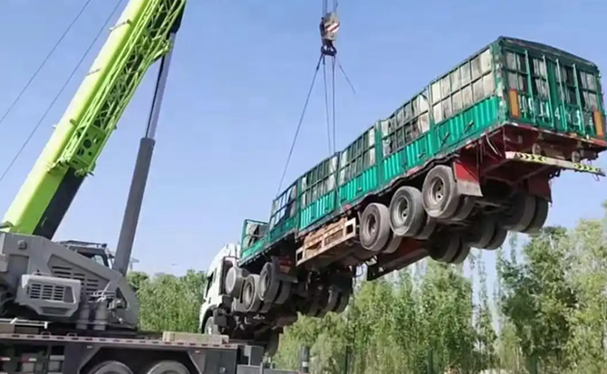 九台区道路脱困救援案例